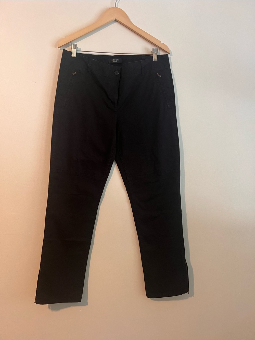 Talbots Black Straight-Leg Women’s Pants